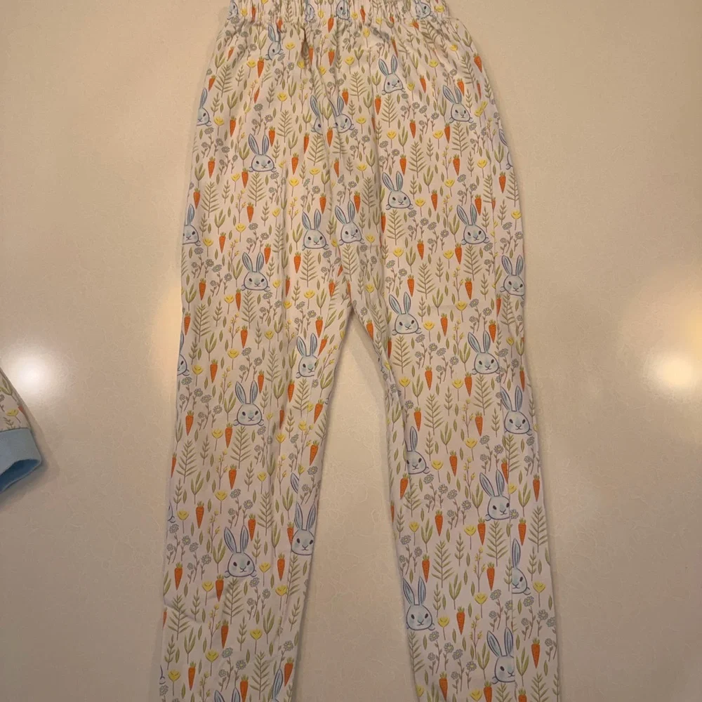 Cecil and Lou Easter Bunny Print Pajamas size 7! Excellent condition! - Picture 4 of 6